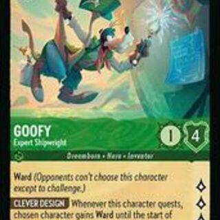 Disney Lorcana: Azurite Sea RARE Goofy - Expert Shipwright #89/204