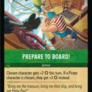 Disney Lorcana: Azurite Sea COMMON Prepare To Board #94/204