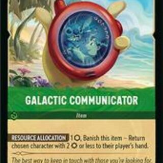 Disney Lorcana: Azurite Sea COMMON FOIL Galactic Communicator #99/204