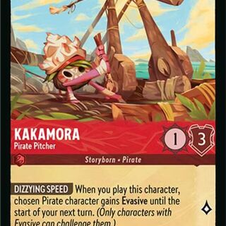 Disney Lorcana: Azurite Sea COMMON FOIL Kakamora - Pirate Pitcher #105/204