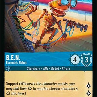 Disney Lorcana: Azurite Sea COMMON B.E.N - Eccentric Robot #137/204