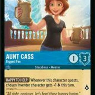 Disney Lorcana: Azurite Sea COMMON Aunt Cass - Biggest Fan #138/204