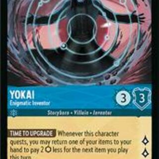 Disney Lorcana: Azurite Sea UNCOMMON Yokai - Enigmatic Inventor #143/204