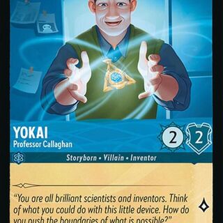 Disney Lorcana: Azurite Sea COMMON FOIL Yokai - Professor Callaghan #158/204