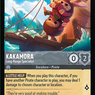 Disney Lorcana: Azurite Sea COMMON Kakamora - Long Range Specialist #171/204
