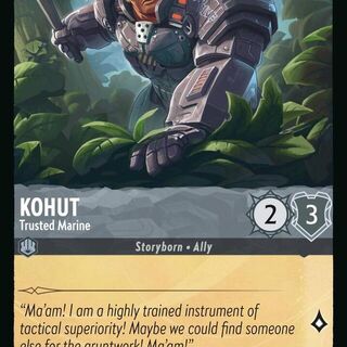 Disney Lorcana: Azurite Sea COMMON Kohut - Trusted Marine #178/204