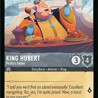 Disney Lorcana: Azurite Sea COMMON King Hubert - Phillip's Father #179/204