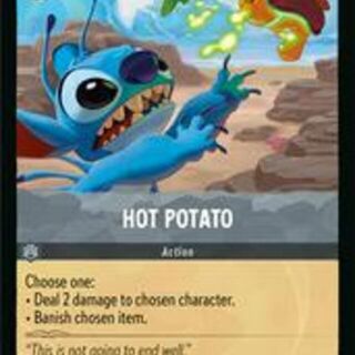 Disney Lorcana: Azurite Sea UNCOMMON Hot Potato #195/204