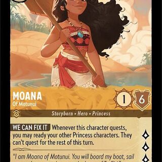 Disney Lorcana: The First Chapter RARE Moana - Of Motunui #14/204