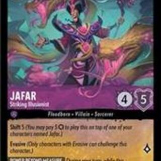 Disney Lorcana: Into The Inklands LEGENDARY Jafar - Striking Illusionist #42/204