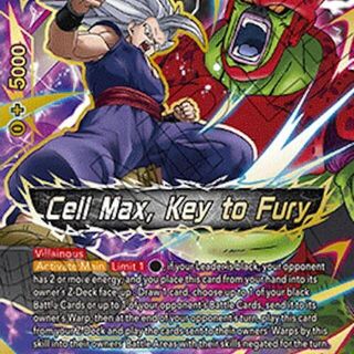 Dragon Ball: Super Rivals - Cell Max, Key To Fury #BT29-147 Concept Rare