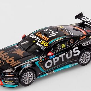 Authentic Collectables 1/43 Mobil 1 Optus Racing #25 C.Mostert Ford Mustang GT - 2024 Sydney SuperNight Clean Sweep (Mobil 1 50th Anniversary Gold Livery)