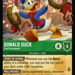 Disney Lorcana: Winterspell LEGENDARY Donald Duck - Fred Honeywell #93/204