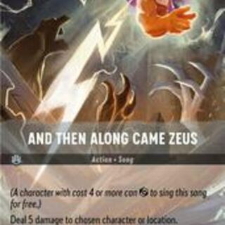 Disney Lorcana: Into The Inklands ENCHANTED And Then Along Came Zeus #222/204