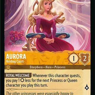 Disney Lorcana: Fabled UNCOMMON Aurora - Holding Court #6/204