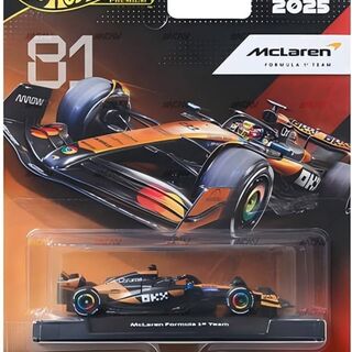 Hot Wheels Premium Formula 1 2026 (2025 Season) McLaren Formula 1 Team #81