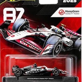 Hot Wheels Premium Formula 1 2026 (2025 Season) MoneyGram Haas F1 Team (#87)