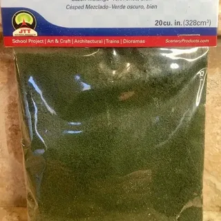 JTT 95253 JTT Scenery Dark Green Blend Fine Turf