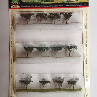 JTT 95687 JTT Scenery Blueberries, Raspberries, Blackberries Plants 3/4" HO Scale 12 Pack