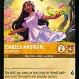 Disney Lorcana: Attack Of The Vine COMMON FOIL Isabela Madrigal - Kind Cultivator #3/207
