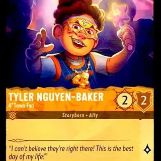 Disney Lorcana: Attack Of The Vine COMMON Tyler Nguyen-Baker - 4*Town Fan #4/207