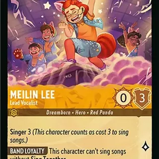 Disney Lorcana: Attack Of The Vine UNCOMMON Meilin Lee - Lead Vocalist #7/207