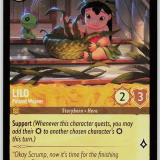 Disney Lorcana: Attack Of The Vine COMMON Lilo - Patient Weaver #10/207