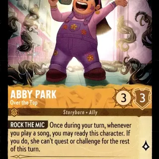 Disney Lorcana: Attack Of The Vine UNCOMMON Abby Park - Over The Top #14/207