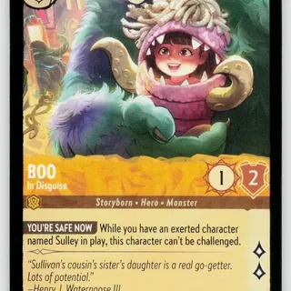 Disney Lorcana: Attack Of The Vine UNCOMMON Boo - In Disguise #19/207