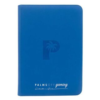 Palms Off Collector's Series Zip Binder - 9 Pocket - Blue
