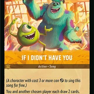 Disney Lorcana: Attack Of The Vine COMMON If I Didn't Have You #32/207