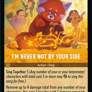 Disney Lorcana: Attack Of The Vine UNCOMMON I'm Never Not By Your Side #33/207