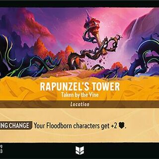 Disney Lorcana: Attack Of The Vine UNCOMMON Rapunzel's Tower - Taken By The Vine #37/207