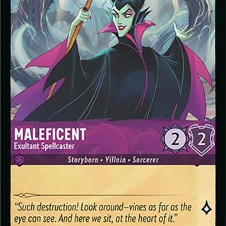 Disney Lorcana: Attack Of The Vine COMMON Maleficent - Exultant Spellcaster #39/207