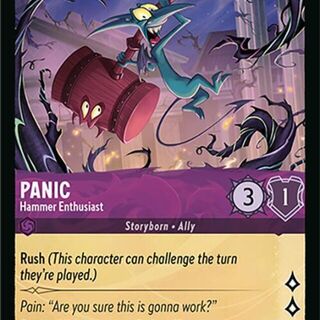 Disney Lorcana: Attack Of The Vine COMMON Panic - Hammer Enthusiast #41/207