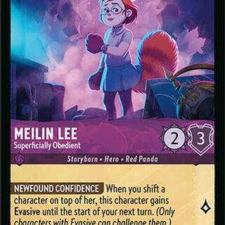 Disney Lorcana: Attack Of The Vine COMMON Meilin Lee - Superficially Obedient #44/207
