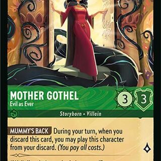 Disney Lorcana: Attack Of The Vine COMMON Mother Gothel - Evil As Ever #93/207