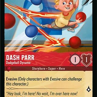 Disney Lorcana: Attack Of The Vine COMMON Dash Parr - Dodgeball Dynamo #114/207