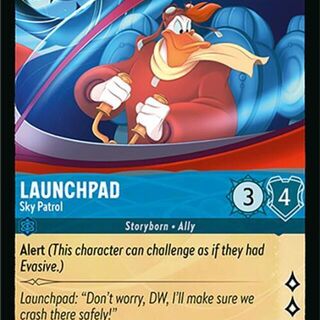 Disney Lorcana: Attack Of The Vine COMMON FOIL Launchpad - Sky Patrol #143/207