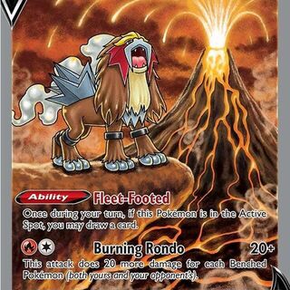 Entei V #GG36 Pokemon Crown Zenith