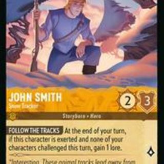 Disney Lorcana: Winterspell UNCOMMON John Smith - Snow Tracker #15/204