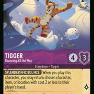 Disney Lorcana: Winterspell COMMON Tigger - Bouncing All The Way #37/204