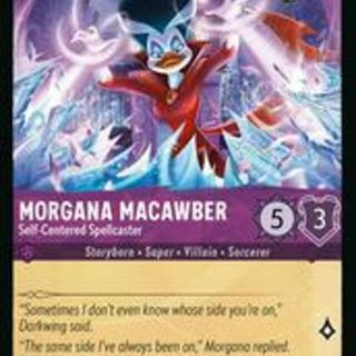 Disney Lorcana: Winterspell COMMON FOIL Morgana Macawber - Self-Centered Spellcaster #40/204