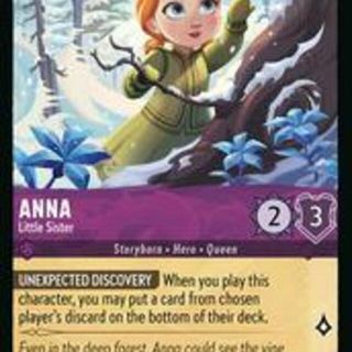 Disney Lorcana: Winterspell UNCOMMON Anna - Little Sister #52/204