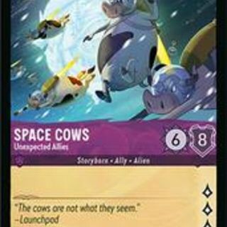 Disney Lorcana: Winterspell COMMON Space Cows - Unexpected Allies #54/204