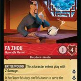 Disney Lorcana: Winterspell COMMON Fa Zhou - Honorable Warrior #110/204