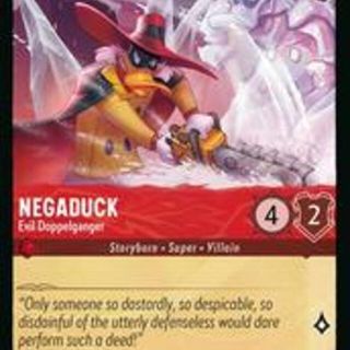 Disney Lorcana: Winterspell COMMON Negaduck - Evil Doppelganger #115/204
