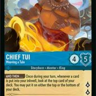 Disney Lorcana: Winterspell COMMON Chief Tui - Weaving A Tale #161/204