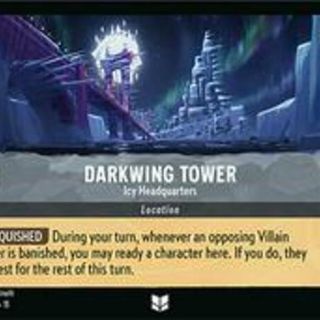Disney Lorcana: Winterspell UNCOMMON Darkwing Tower - Icy Headquarters #204/204