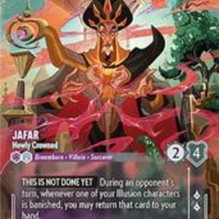 Disney Lorcana: Archazia's Island ENCHANTED Jafar - Newly Crowned #210/204